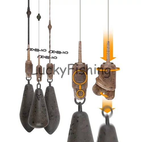 Fox Edges Camo Heli-Clips – Komplett helikopter klip készlet 3db