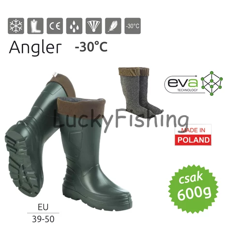 Camminare – ANGLER EVA csizma ZÖLD (-30°C) Méret: 40