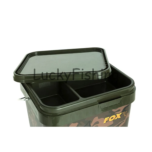 Fox Camo Square Buckets Terepmintás 17L Vödör Betét