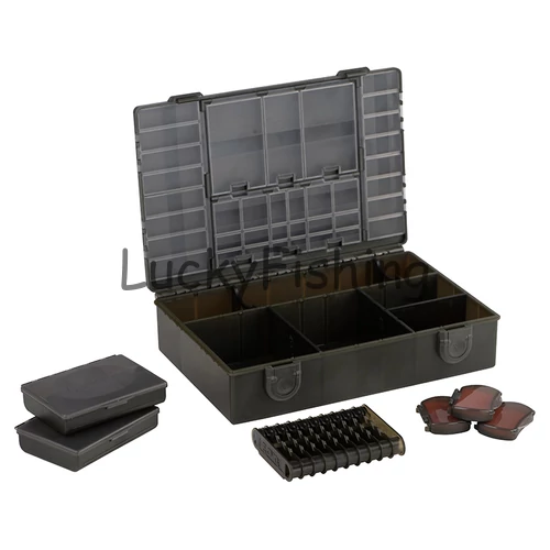 FOX EDGES TACKLE BOX “Loaded”  Szerelékes Doboz Közepes CBX091