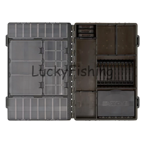 FOX EDGES TACKLE BOX “Loaded”  Szerelékes Doboz Közepes CBX091