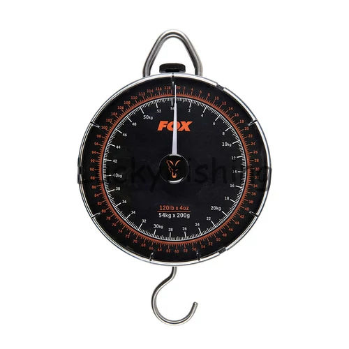 Fox Dial Scales Horgász Mérleg 120lb (54kg)