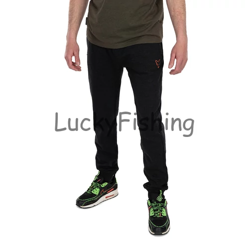 Fox Collection LW Jogger Nadrág - Black&Orange - L