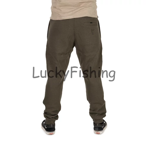 FOX COLLECTION JOGGERS GREEN & BLACK - Zöld és Fekete Szabadidő Nadrág - S