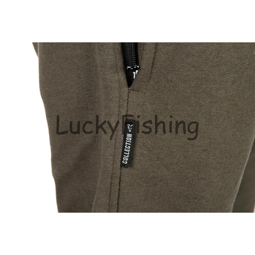 FOX COLLECTION JOGGERS GREEN & BLACK - Zöld és Fekete Szabadidő Nadrág - S