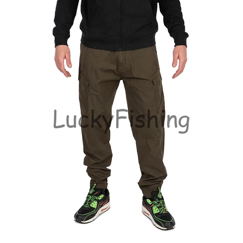Fox Collection LW Cargo Trouser - Green&Black - 2XL