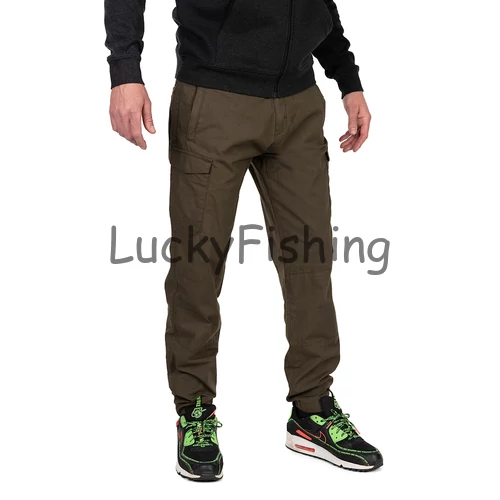 Fox Collection LW Cargo Trouser - Green&Black - 2XL