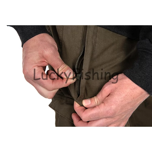 Fox Collection LW Cargo Trouser - Green&Black - 2XL