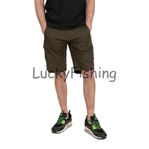 Fox Collection LW Cargo Shorts Rövidnadrág  - Green&Black - M