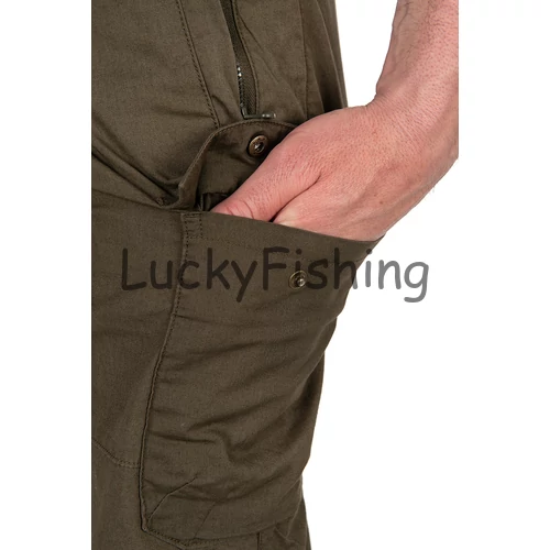 Fox Collection LW Cargo Shorts Rövidnadrág  - Green&Black - M