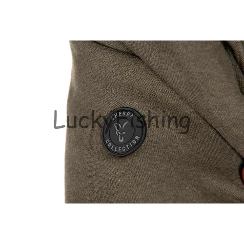Fox Collection Sherpa Jacket Bélelt Kapucnis Felső G/B Medium