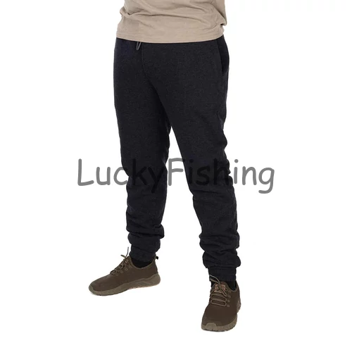 Fox Collection Sherpa Jogger Black & Orange melegítő Nadrág - M