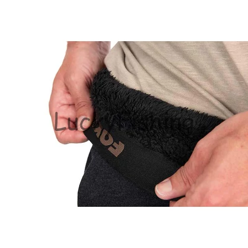 Fox Collection Sherpa Jogger Black & Orange melegítő Nadrág - M