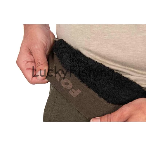 Fox Collection Sherpa Jogger Green & Black melegítő Nadrág - 3XL