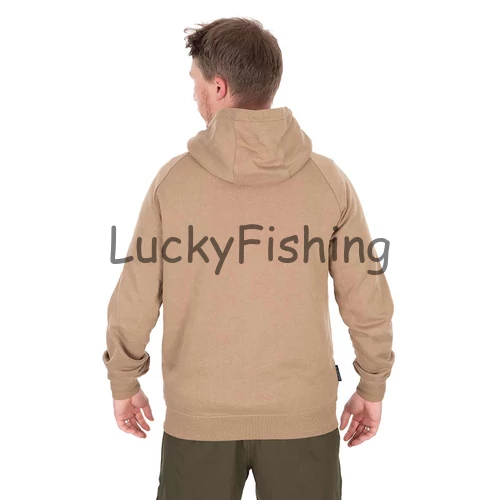 Fox Collection LW Zip Hoody – Tan Ltd Cipzáras Kapucnis Pulóver – Limitált szín - XL