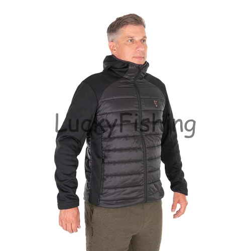 Fox Collection Hybrid Jacket Black/Orange Dzseki - M