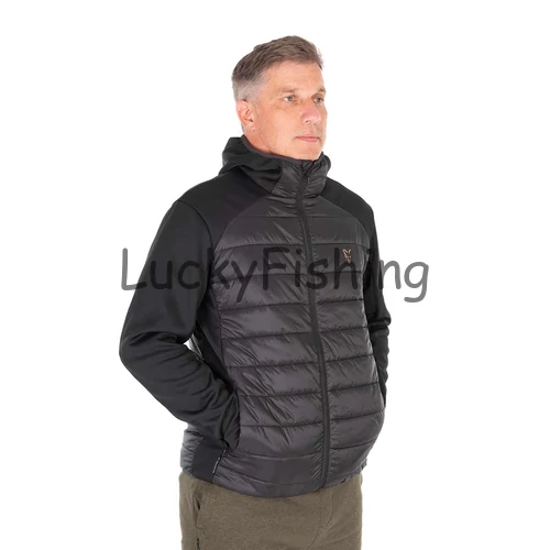 Fox Collection Hybrid Jacket Black/Orange Dzseki - M