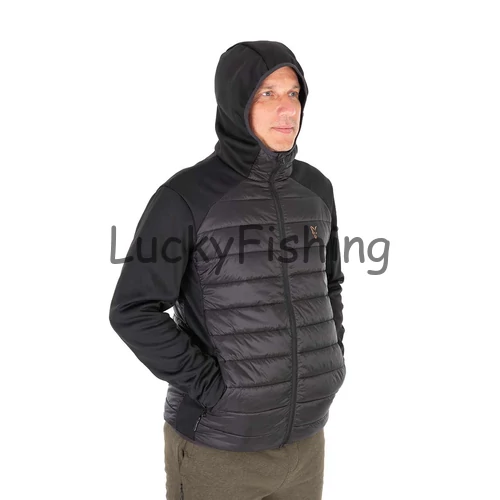 Fox Collection Hybrid Jacket Black/Orange Dzseki - M