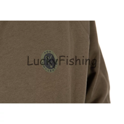 FOX Collection Cipzáras Hoody - Pulóver - Zöld - S