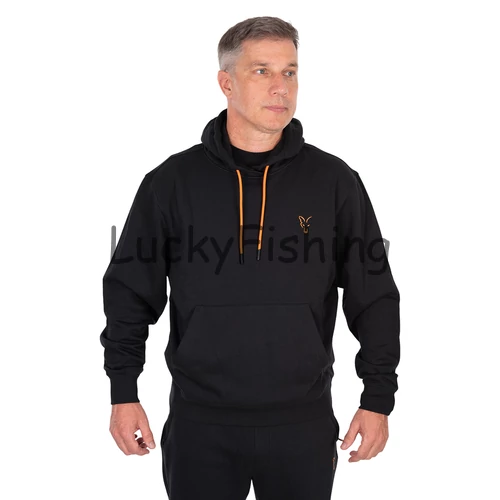 FOX Classic Hoody  - Pulóver - Fekete/Narancs - L