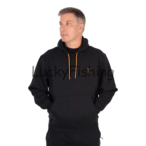 FOX Classic Hoody  - Pulóver - Fekete/Narancs - L