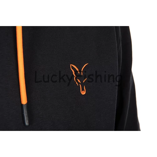 FOX Classic Hoody  - Pulóver - Fekete/Narancs - L
