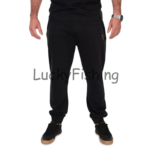 FOX Classic Jogger - Szabadidőnadrág - Fekete/Narancs - 3XL