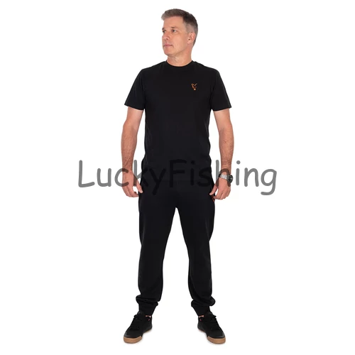 FOX Classic Jogger - Szabadidőnadrág - Fekete/Narancs - 3XL