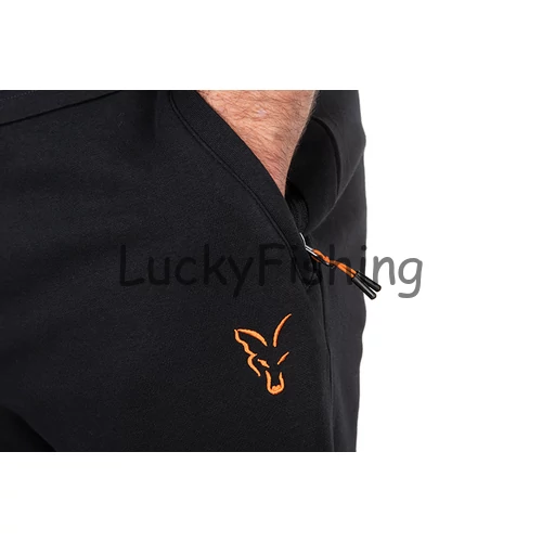 FOX Classic Jogger - Szabadidőnadrág - Fekete/Narancs - 3XL