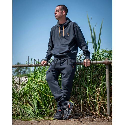 FOX Classic Jogger - Szabadidőnadrág - Fekete/Narancs - 3XL