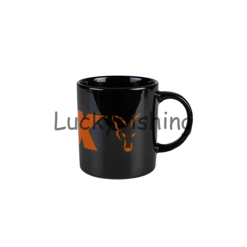Fox Black and Orange Logo Ceramic Mug Bögre