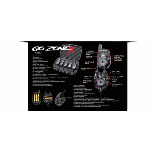 GO ZONE X Kapásjelző Szett 2+1