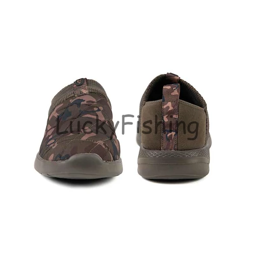 Fox Camo/Khaki Bivvy Slippers Papucs
