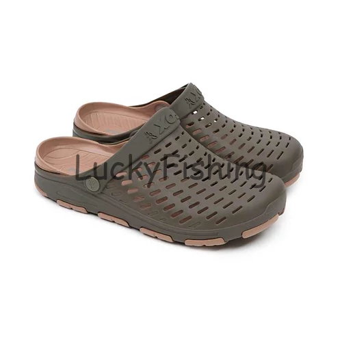 Fox Khaki Clogs Horgász Papucs - 43