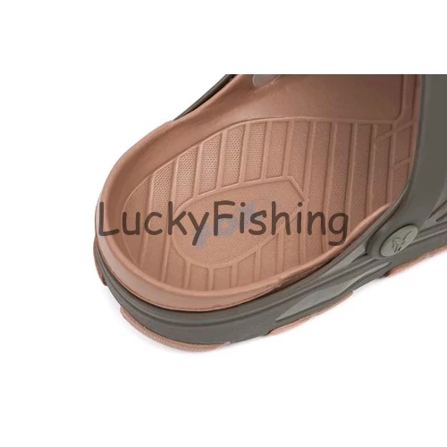 Fox Khaki Clogs Horgász Papucs - 43
