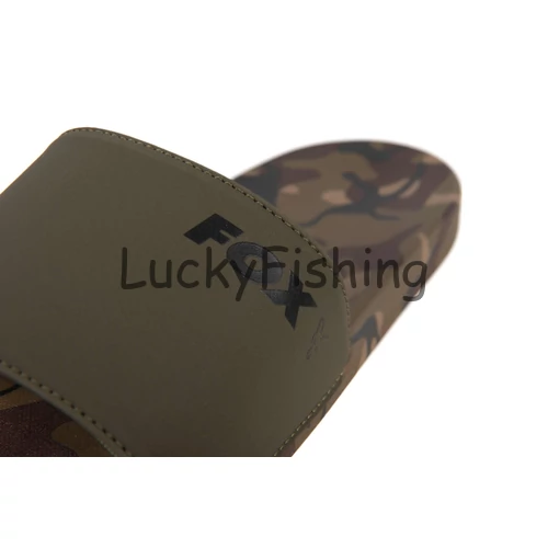 Fox Sliders Khaki/Camo Papucs 41