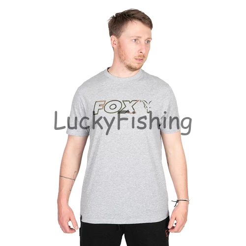 Fox Ltd LW Grey Marl T - Póló Méret: XL