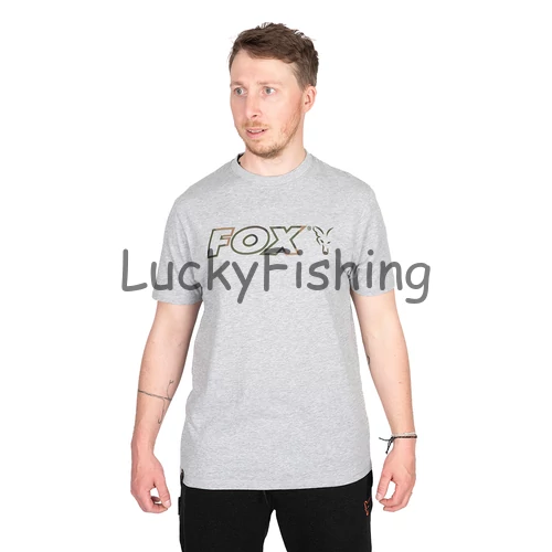 Fox Ltd LW Grey Marl T - Póló Méret: XL