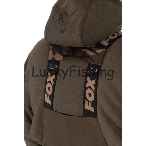 Fox RS25K Salopettes Vízálló Kantáros Horgász Nadrág - Khaki - 4XL