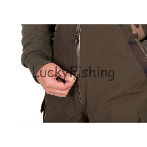 Fox RS25K Salopettes Vízálló Kantáros Horgász Nadrág - Khaki - 4XL