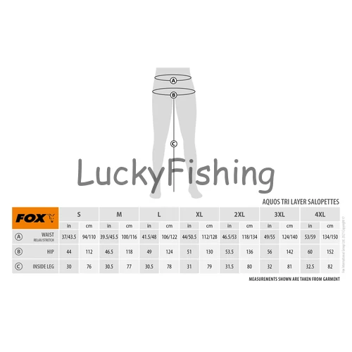 Fox RS25K Salopettes Vízálló Kantáros Horgász Nadrág - Khaki - 4XL