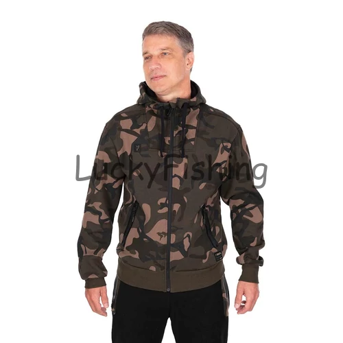 Fox Premium 310 Zipped Hoodie - Camo - Zipzáras Pulcsi - 2XL