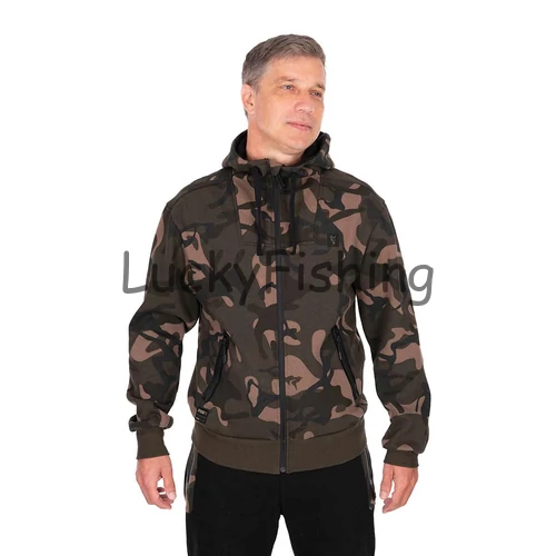 Fox Premium 310 Zipped Hoodie - Camo - Zipzáras Pulcsi - L