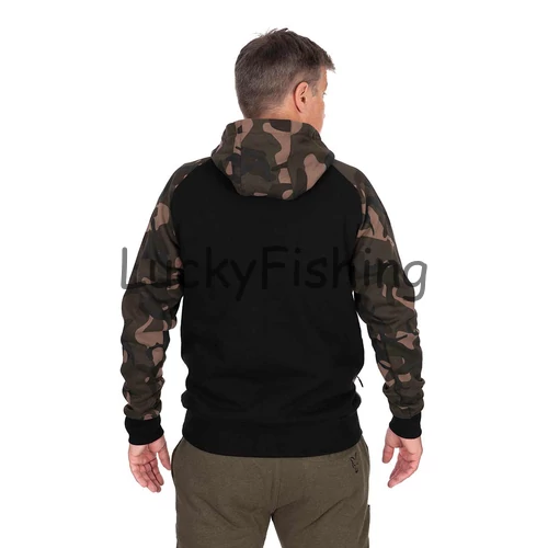 Fox Premium 310 Black/Camo kapucnis pulóver - 2XL