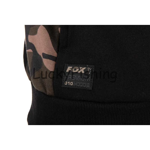 Fox Premium 310 Black/Camo kapucnis pulóver - 2XL