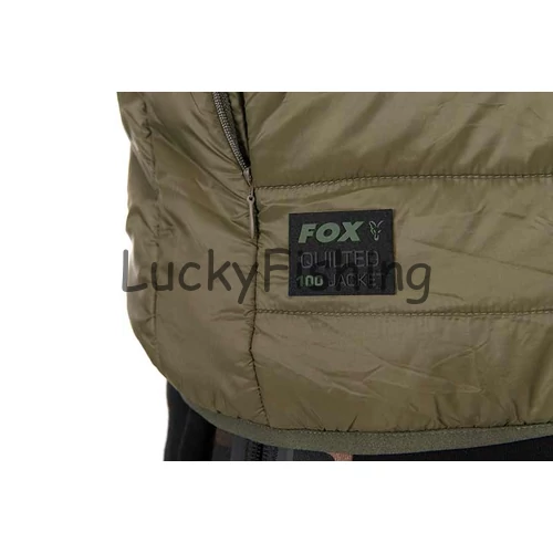 Fox Quilted 100 Jacket - Olive Kabát - S