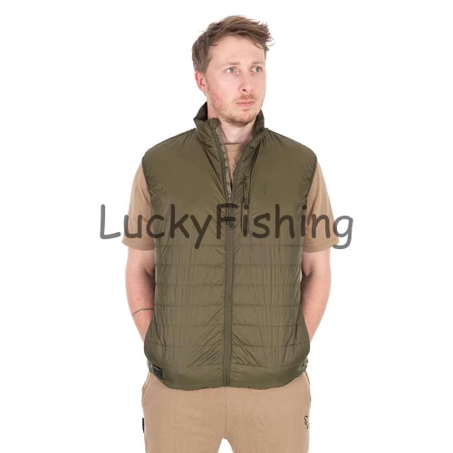 Fox Olive Quilted 100 Gilet Olive Mellény - L