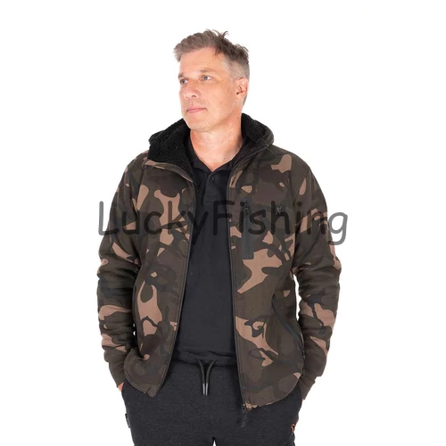 FOX Camo Full Zip Prem Sherpa 310 Hoodie Pulóver - 2XL