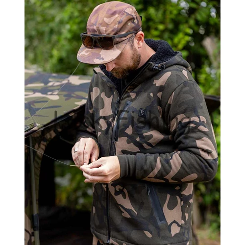 FOX Camo Full Zip Prem Sherpa 310 Hoodie Pulóver - 2XL