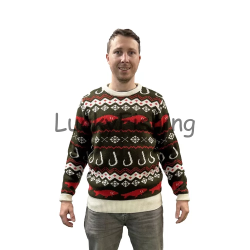 Fox Xmas Jumper – Karácsonyi pulóver - 2XL